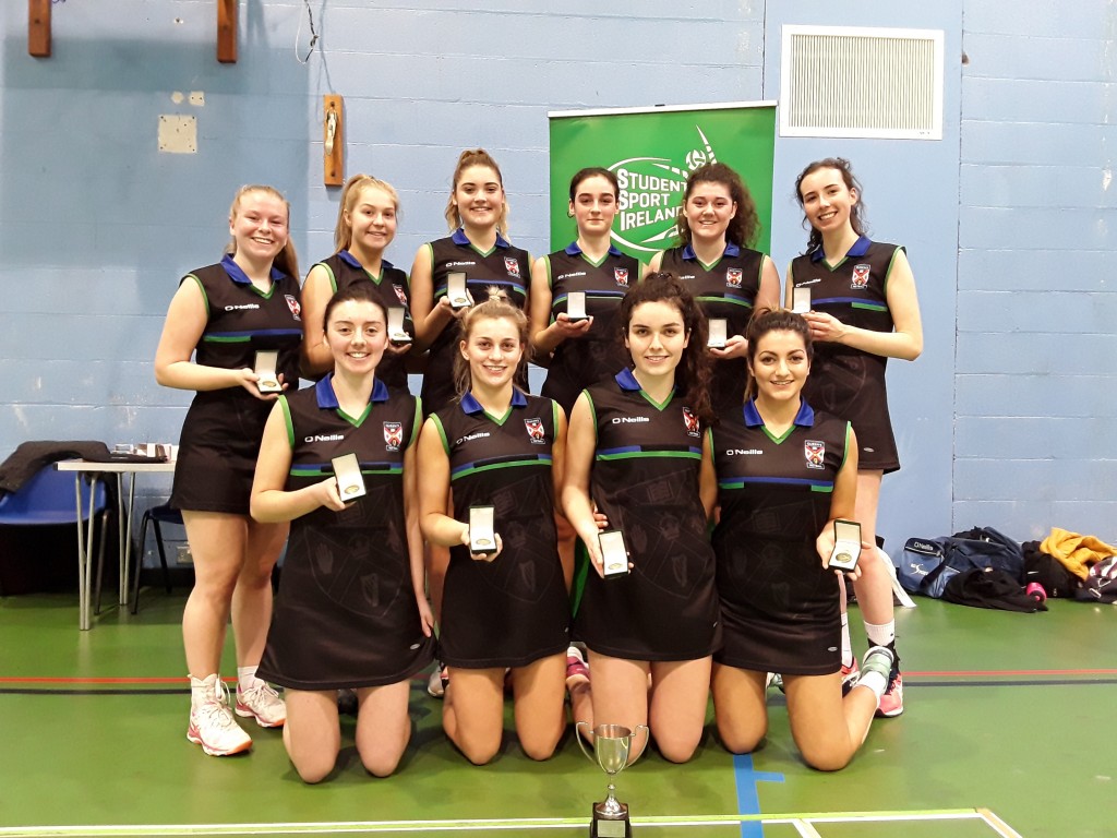 Queen's University Belfast Student  Sport Ireland Netball Champions 2018-19