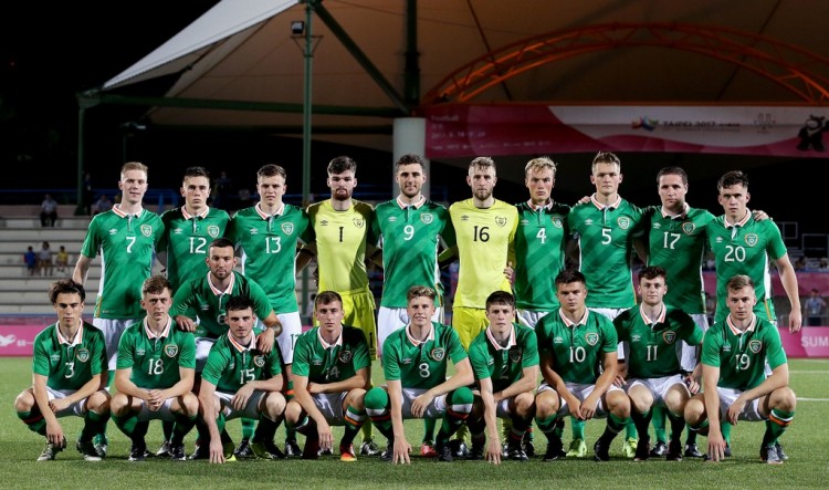 Ireland Men's Football team at 2017 World University Games.