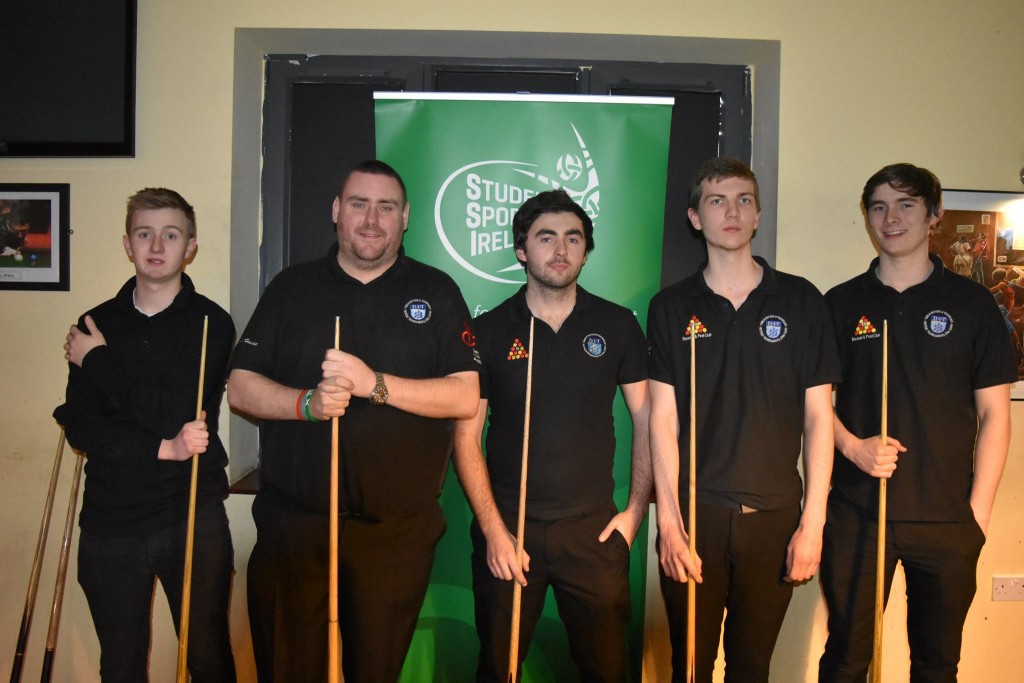 Dublin IT Student Sport Ireland Pool League Runners Up 2017-18