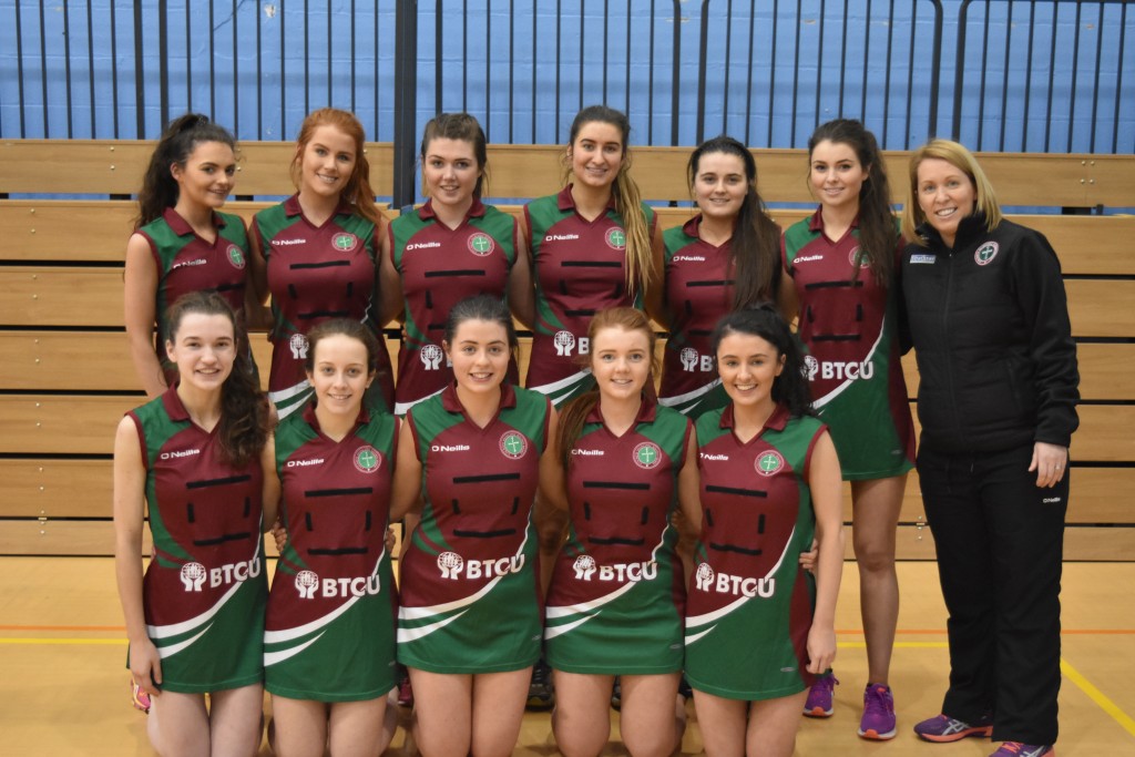 St Mary's Belfast Student Sport Ireland Netball Runners-up 2017-18